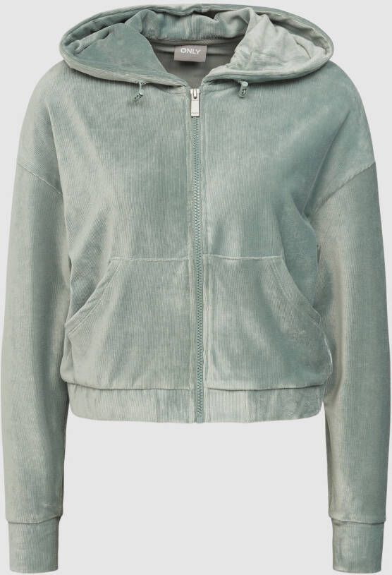 Only Sweatjack met kangoeroezak model 'SIRA'