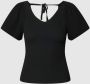 Only Onlleelo S s terug pullover knt Noos 15203888 Zwart Dames - Thumbnail 2