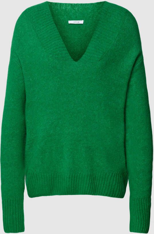 Opus Gebreide pullover met V-hals model 'Pilina'