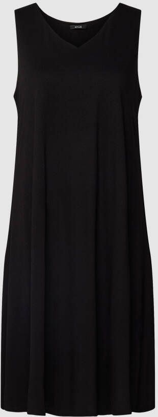 Opus Mini-jurk van viscose met V-hals model 'Winga'
