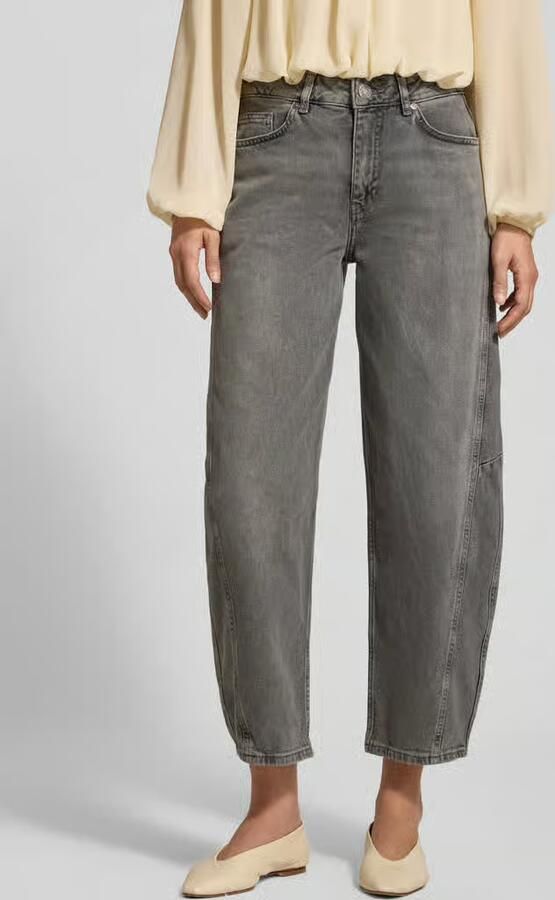 Opus barrel fit jeans met opvallende naden model 'Lolah motion' - Foto 3