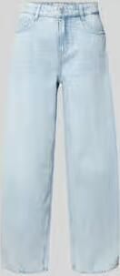 Opus barrel fit jeans met steekzakken model 'Lolah breath'
