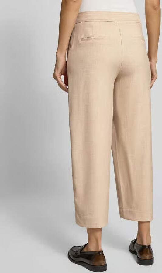 Opus Barrel fit stoffen broek met steekzakken model 'Myha fresh'