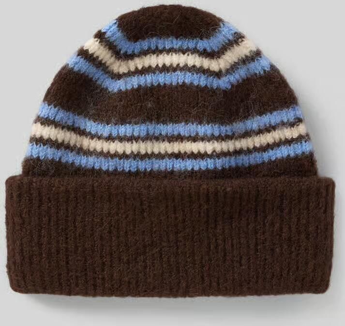 Opus Beanie met brede rand model 'Alenie'
