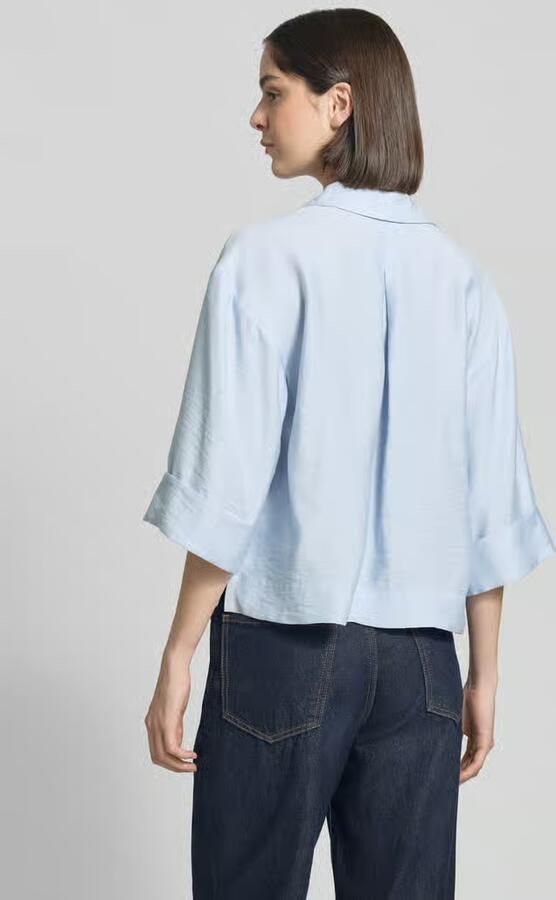 Opus Blouse met borstzak en V-hals model 'Felmara'