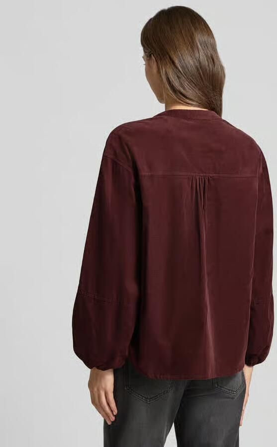 Opus blouse met lange mouwen met v-hals model 'Flando' - Foto 3