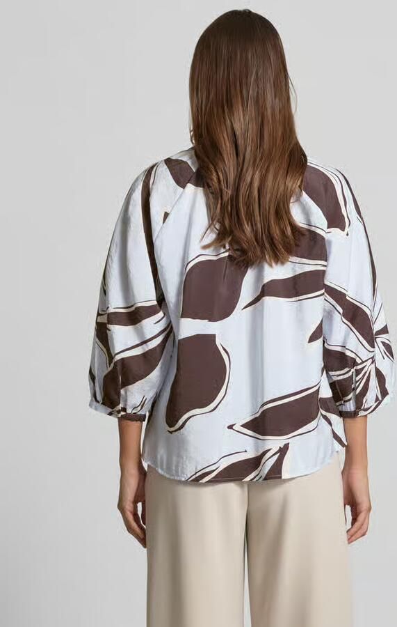 Opus Blouse met ronde hals model 'Faloom'