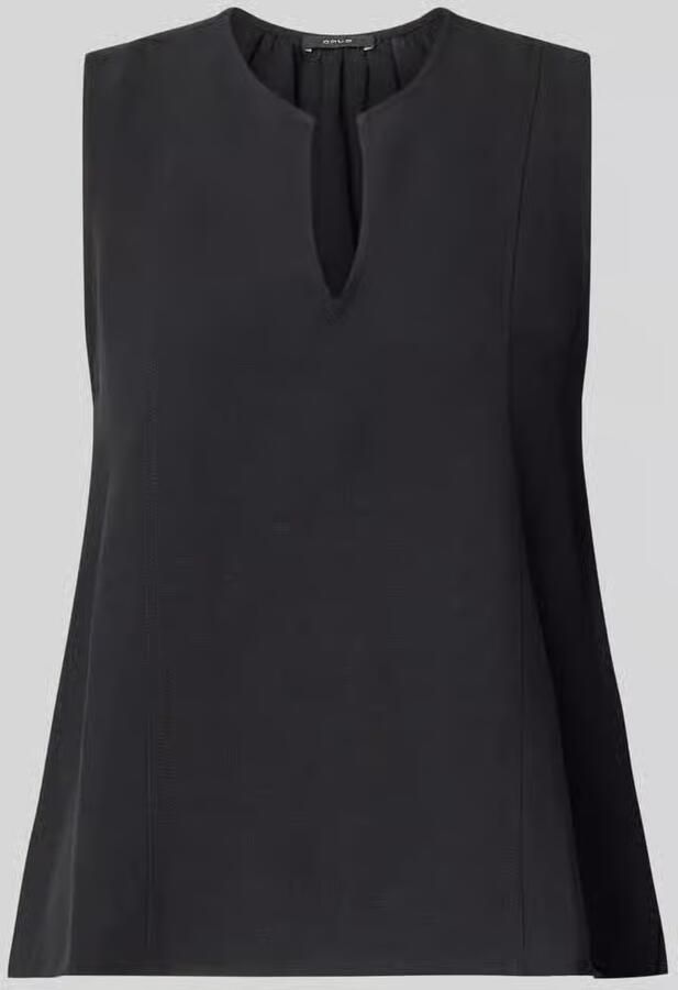 Opus Blousetop van mix van viscose en linnen model 'Fazil' - Foto 2
