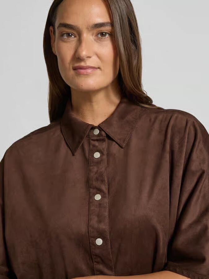 Opus Boxy fit blouse met 1 2-mouwen model 'Fermes'