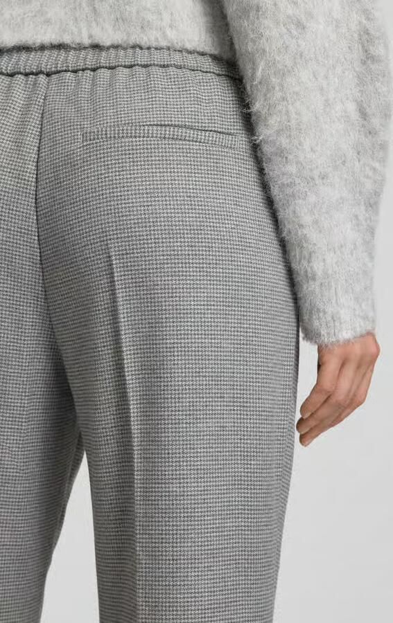 Opus Broek met omslag en persplooien model 'Maikito Pepita' - Foto 2