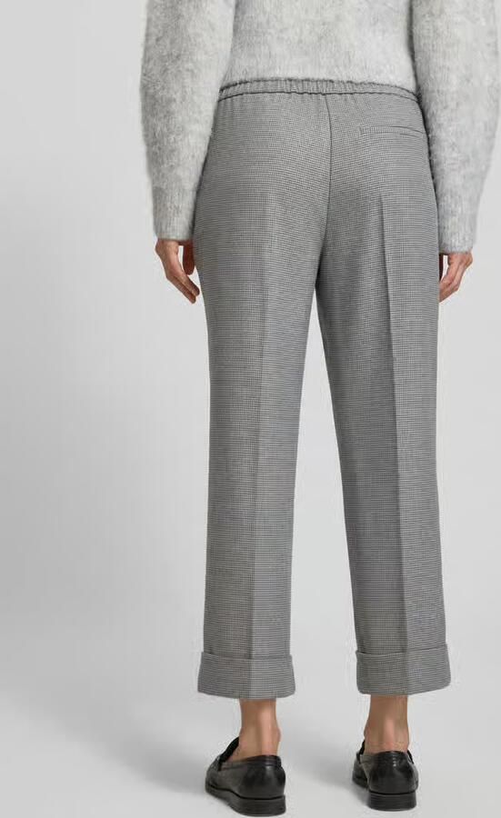 Opus Broek met omslag en persplooien model 'Maikito Pepita' - Foto 2