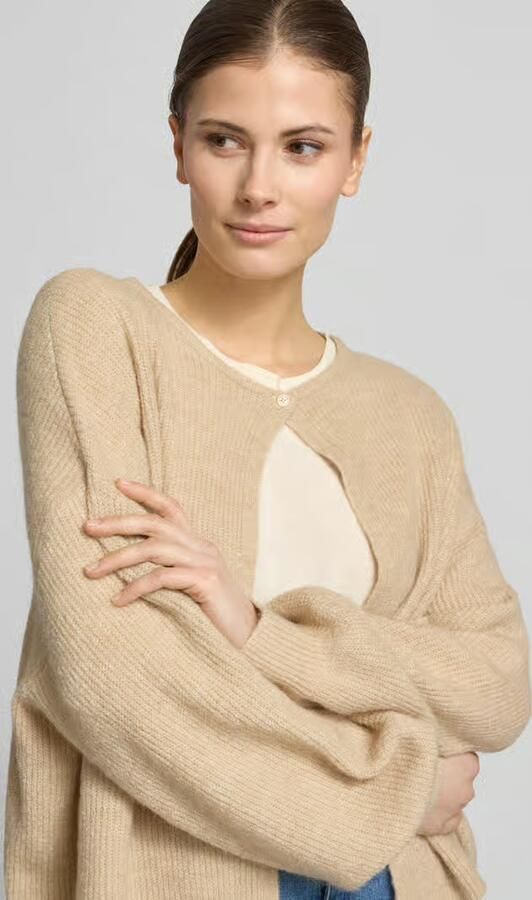 Opus Cardigan met knoopsluiting Model 'Deriana'