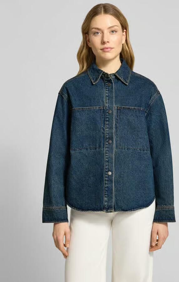 Opus Denim shirt in model met gebruikte look 'Jaspa' - Foto 2