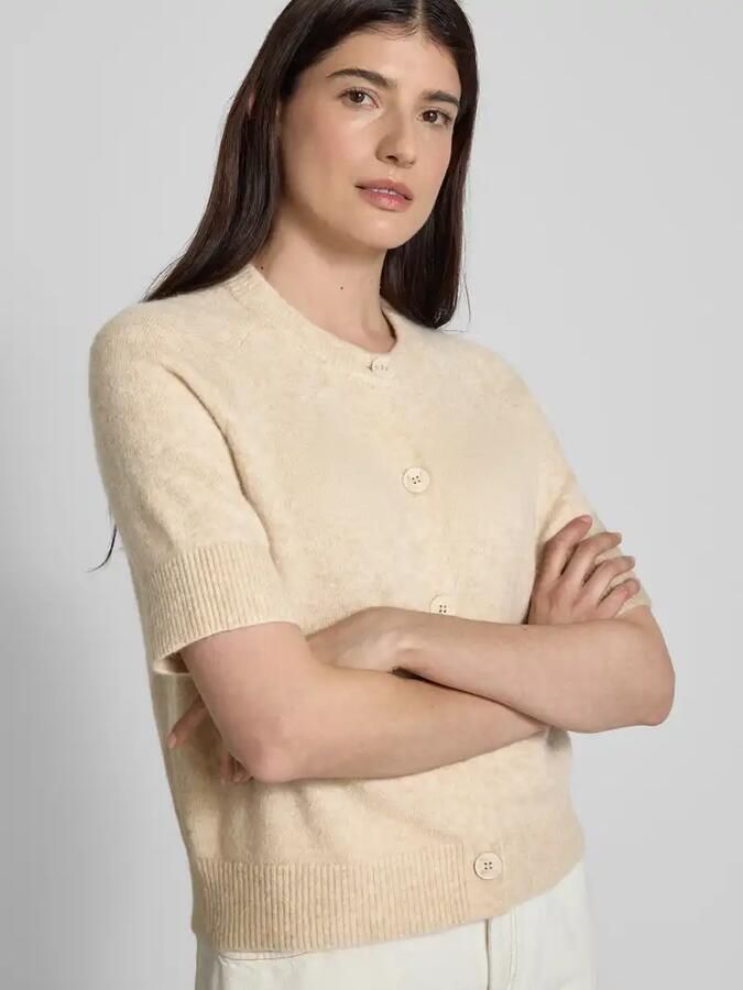 Opus Gebreid jack met knoopsluiting model 'Doriana'