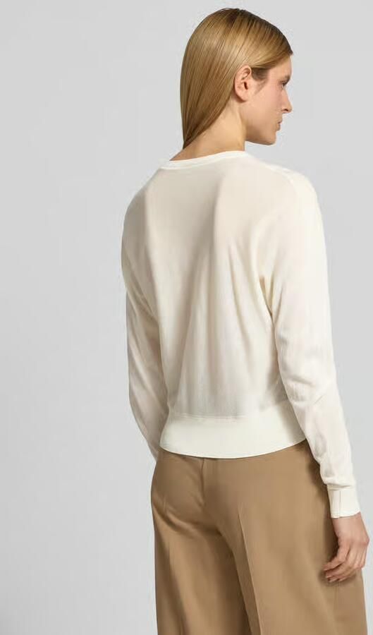 Opus Gebreid jack met ronde hals model 'Desela' - Foto 3
