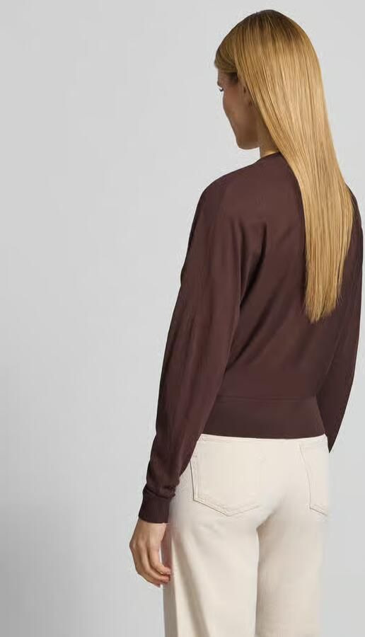 Opus Gebreid jack met ronde hals model 'Desela' - Foto 3