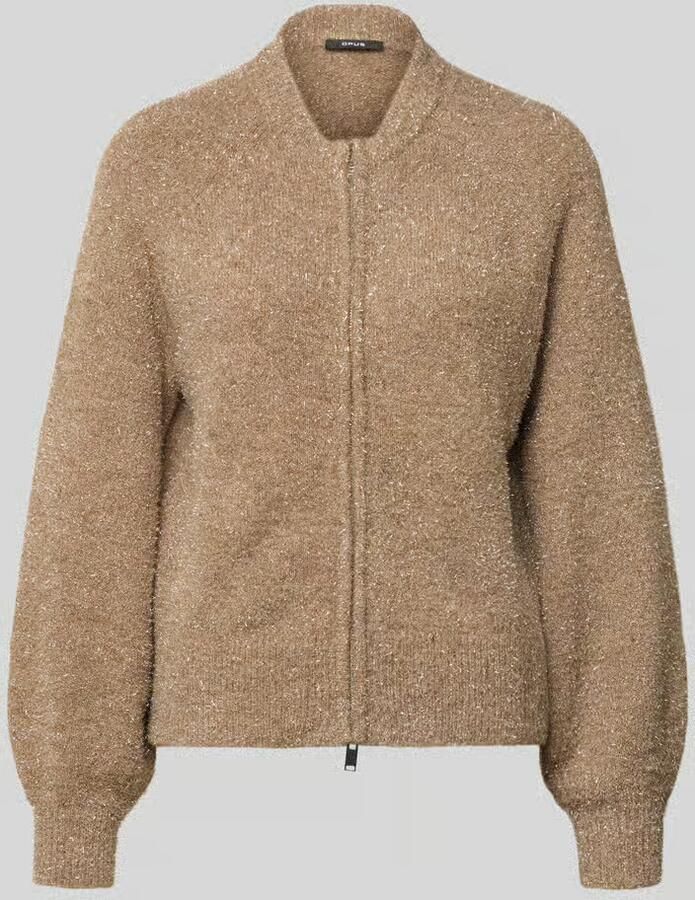 Opus Gebreid jack met tweewegsritssluiting model 'Dosmic'