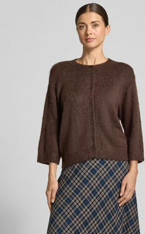 Opus Gebreid jack van mix van wol en mohair model 'Disille' - Foto 2