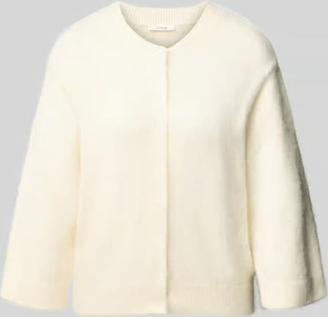 Opus Gebreid jack van mix van wol en mohair model 'Disille'