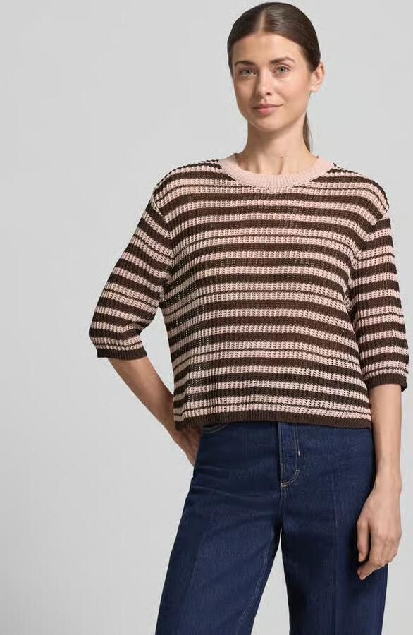 Opus Gebreid shirt met 3 4-mouw model 'Punny' - Foto 2