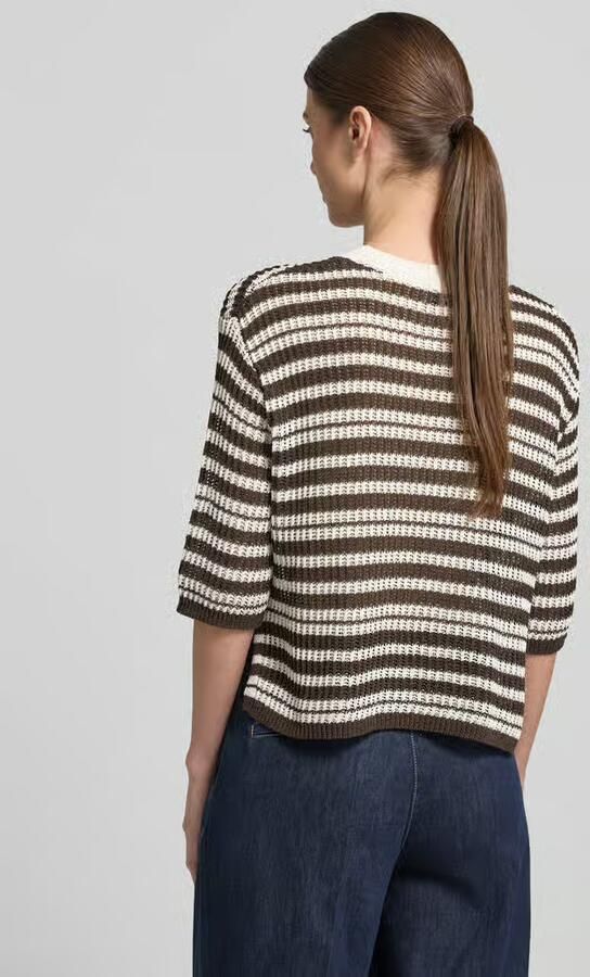 Opus Gebreid shirt met 3 4-mouw model 'Punny' - Foto 3