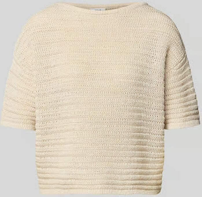 Opus Gebreid shirt met boothals model 'Pinse breath' - Foto 2