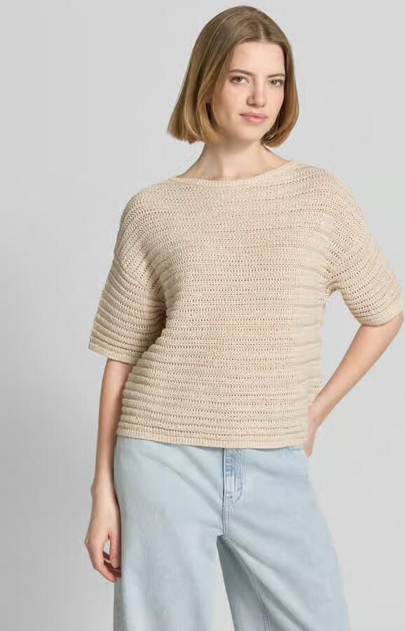Opus Gebreid shirt met boothals model 'Pinse breath' - Foto 2