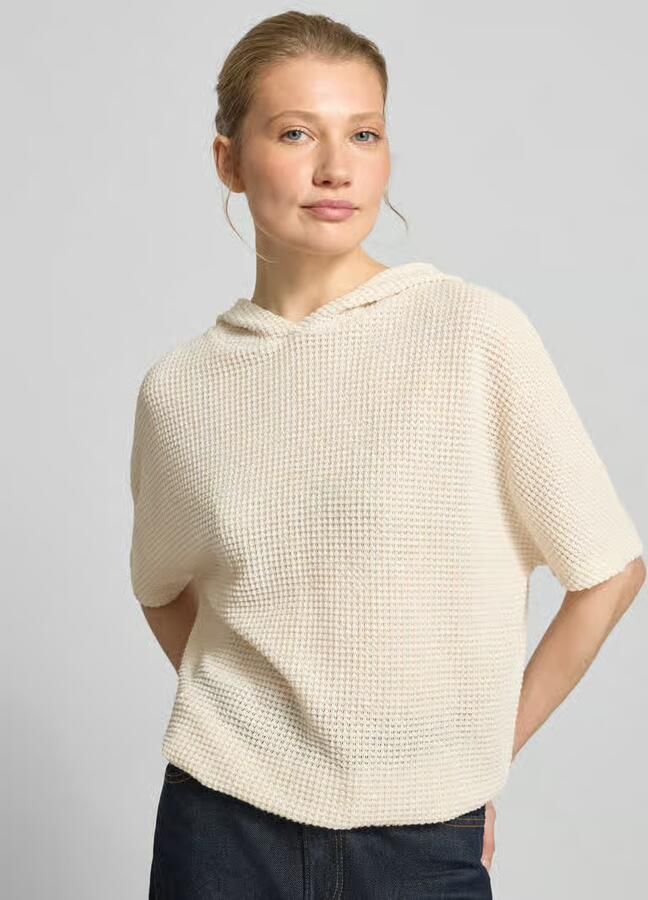 Opus Gebreid shirt met capuchon model 'Gikaria'