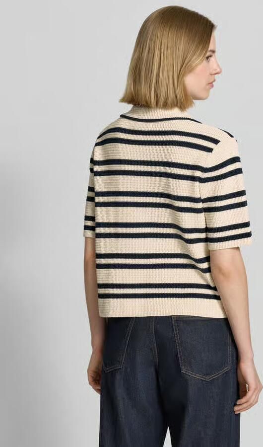 Opus Gebreid shirt met knoopsluiting model 'Dertiny'