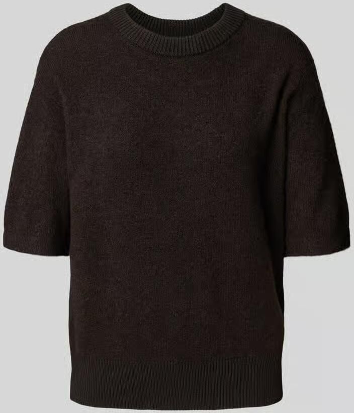 Opus Gebreid shirt met ronde hals model 'Pami'