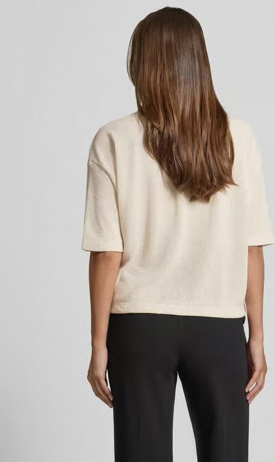 Opus Gebreid shirt van viscosemix met polokraag model 'Sitrica' - Foto 3