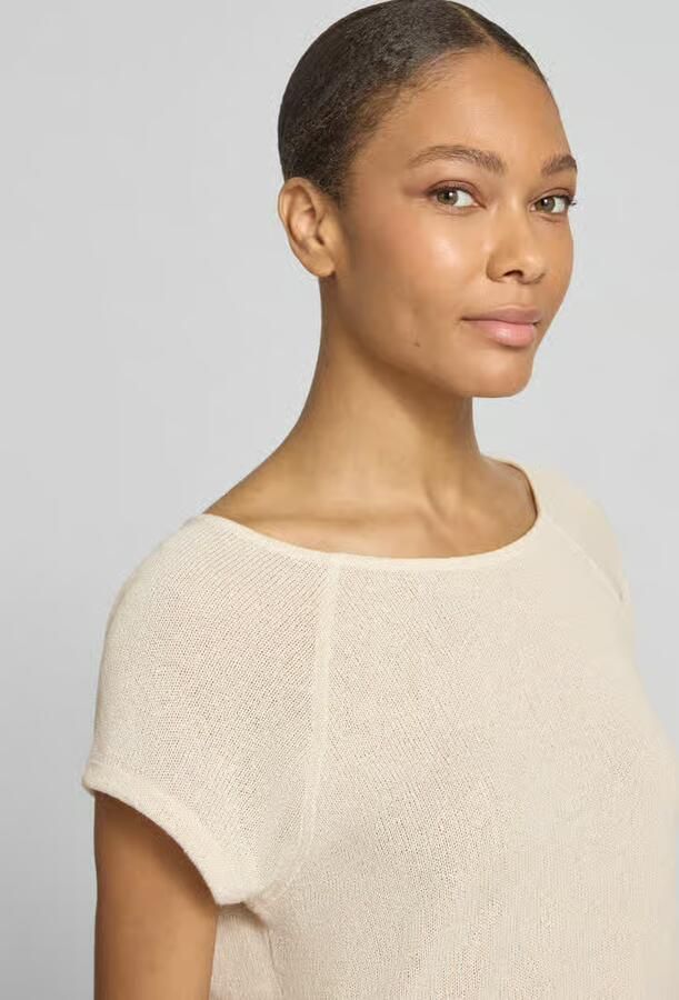 Opus Gebreid shirt van viscosemix model 'Svalla'