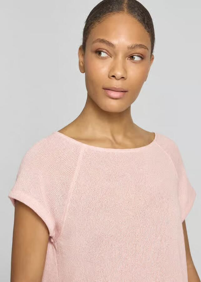 Opus Gebreid shirt van viscosemix model 'Svalla'