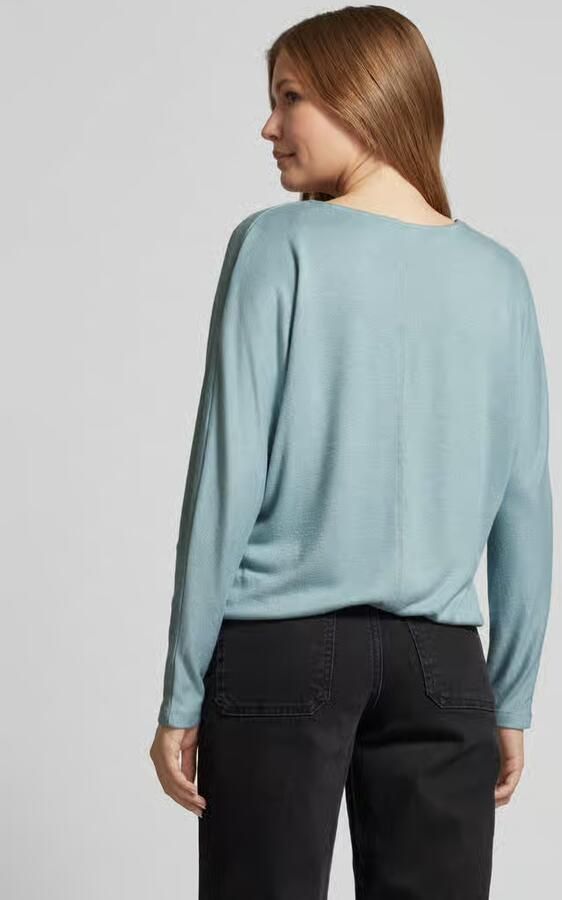 Opus Gebreide pullover met deelnaad model 'Silomon'