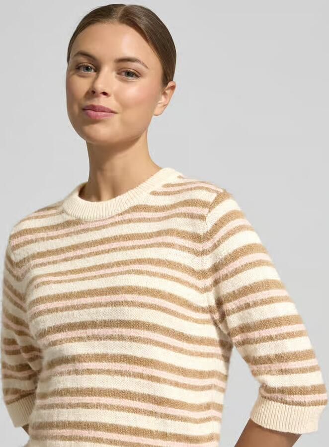 Opus Gebreide pullover met geribde boorden - Foto 2
