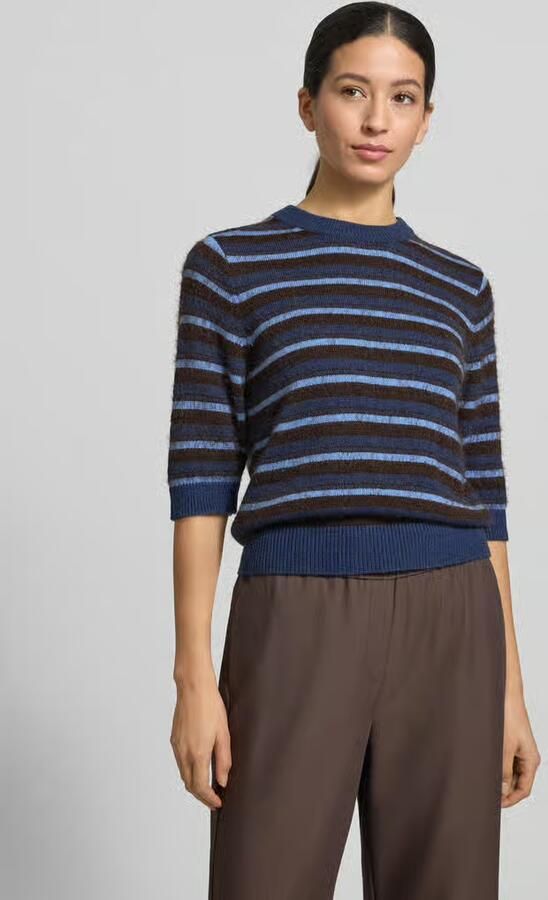 Opus Gebreide pullover met geribde boorden - Foto 2