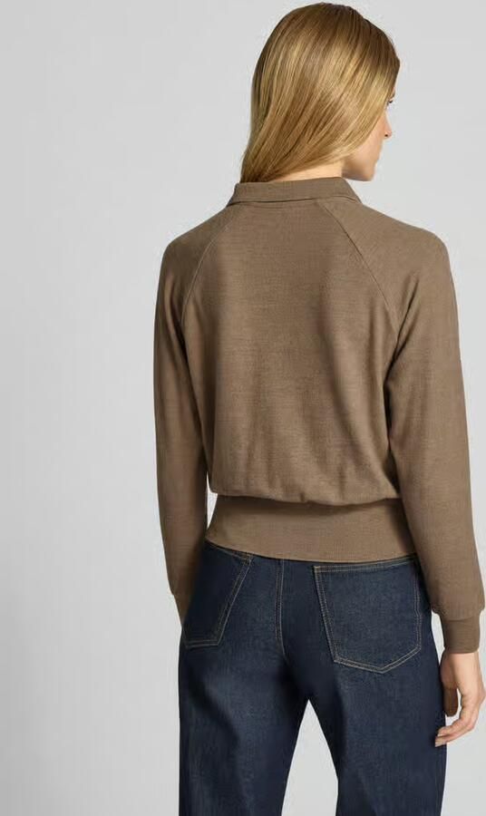 Opus Gebreide pullover met polokraag model 'Geigi'