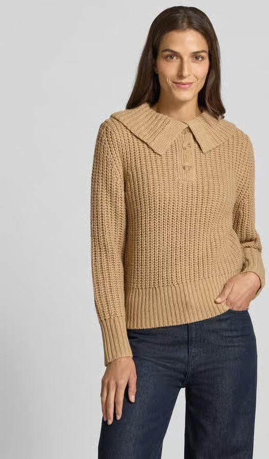 Opus Gebreide pullover met ribboorden model 'Proyer' - Foto 2