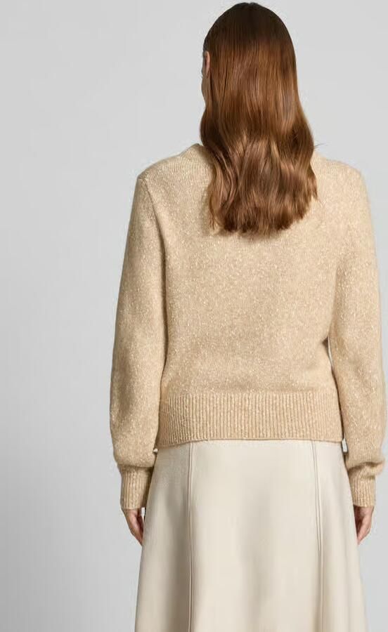 Opus Gebreide pullover met ronde hals model 'Panep'