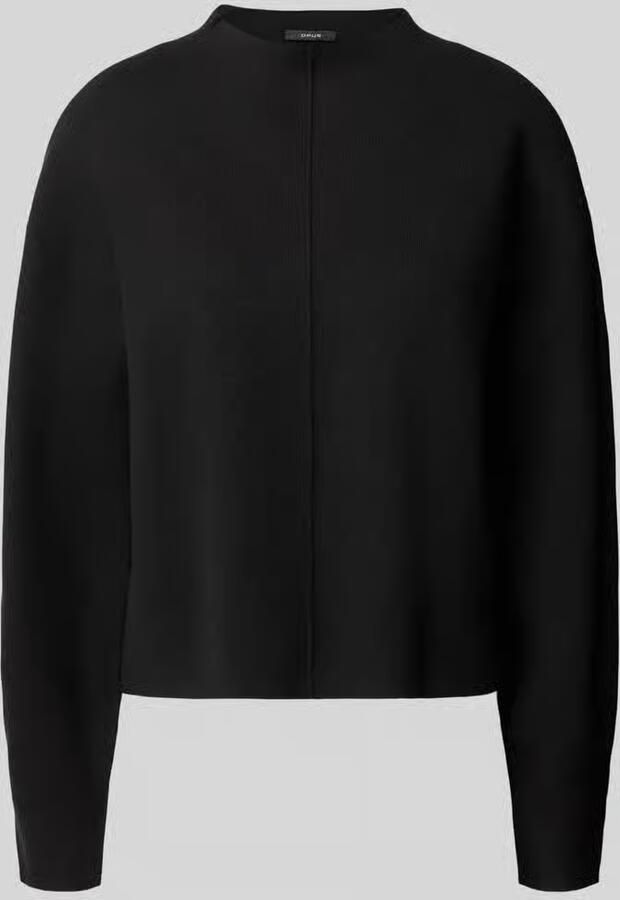 Opus Gebreide spencer model 'Punus' met mockneck