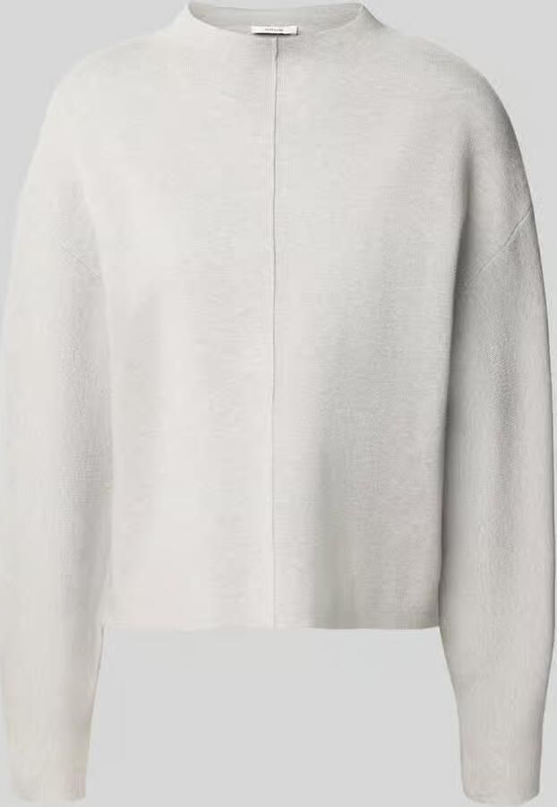 Opus Gebreide spencer model 'Punus' met mockneck