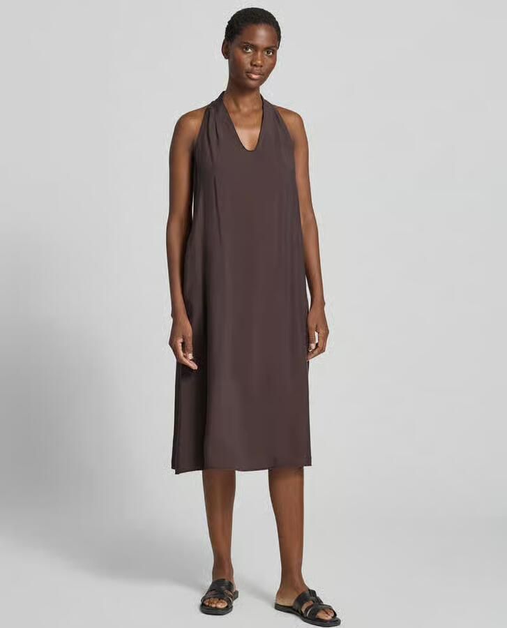 Opus halter midi-jurk met steekzakken model 'Wordelia' - Foto 2