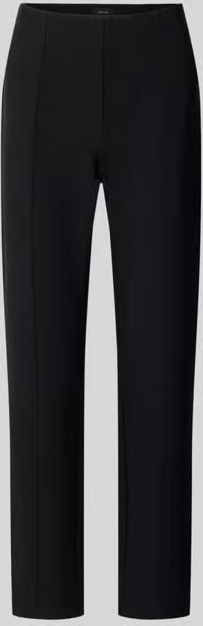 Opus High waist stoffen broek met vouwplooi model 'Elvina'