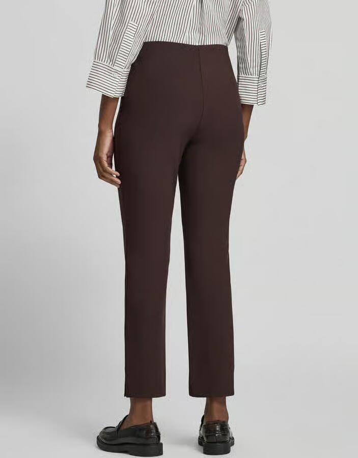Opus Smalle broek met vouw Model 'Elvina night' - Foto 2