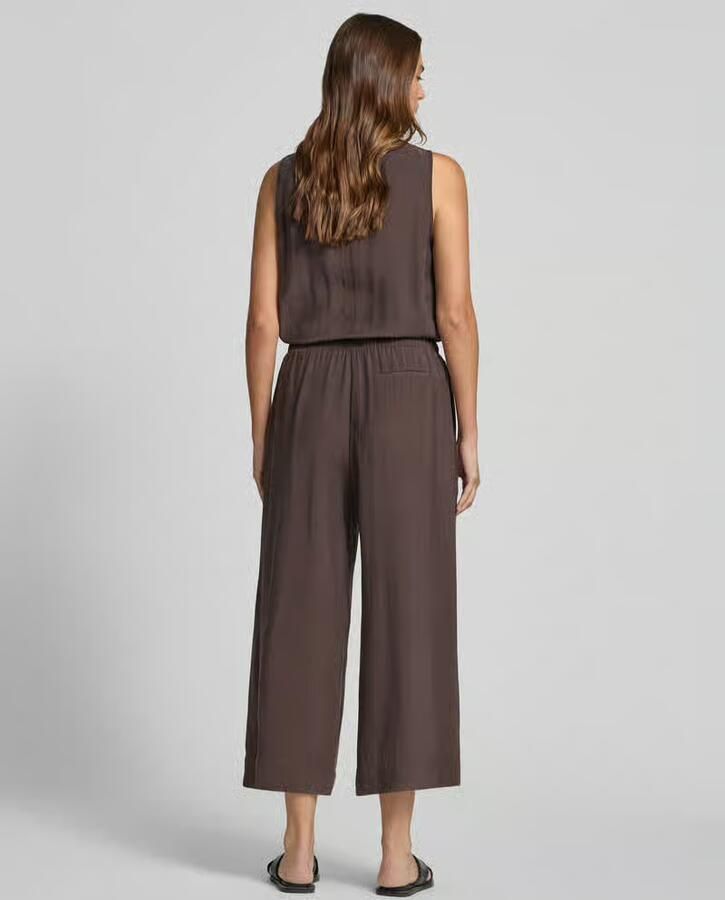 Opus Jumpsuit van modalmix met V-hals model 'Mellao' - Foto 3