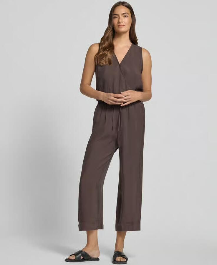 Opus Jumpsuit van modalmix met V-hals model 'Mellao' - Foto 2