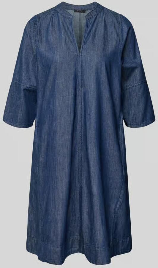 Opus Knie-lange denimjurk met V-hals model 'Wonema' - Foto 2
