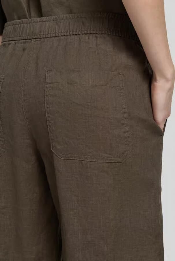 Opus Linnen broek in verkorte pasvorm model 'myha linen'
