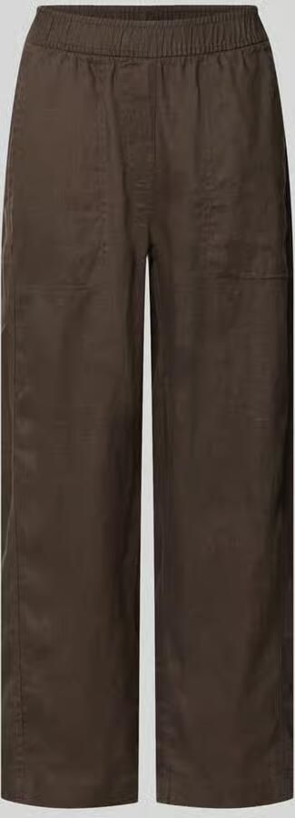 Opus Linnen broek in verkorte pasvorm model 'myha linen' - Foto 2