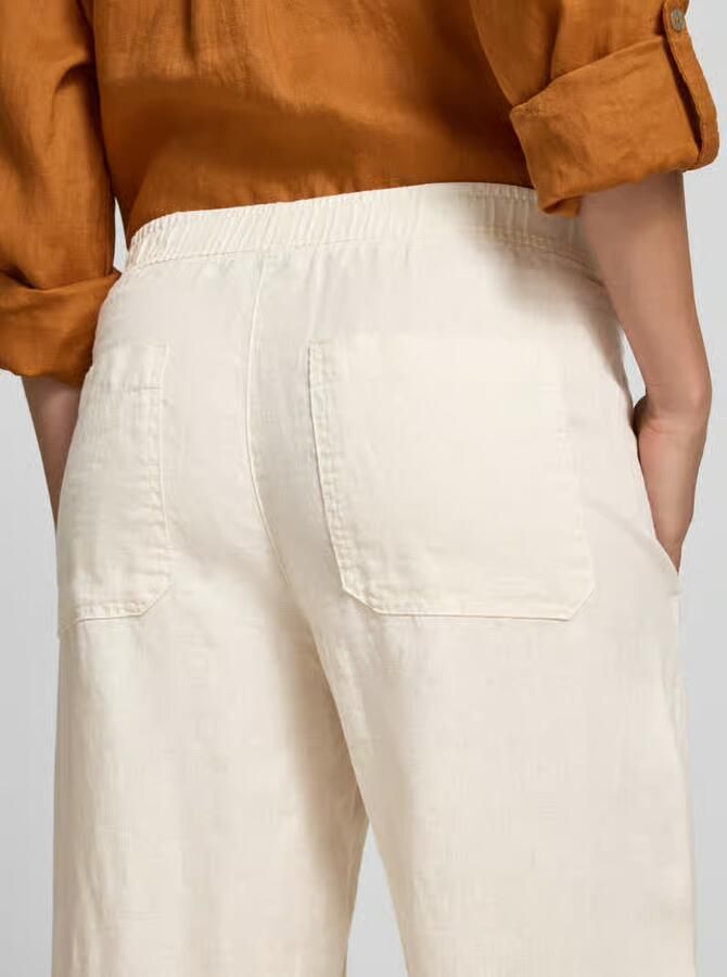 Opus Linnen broek in verkorte pasvorm model 'myha linen'